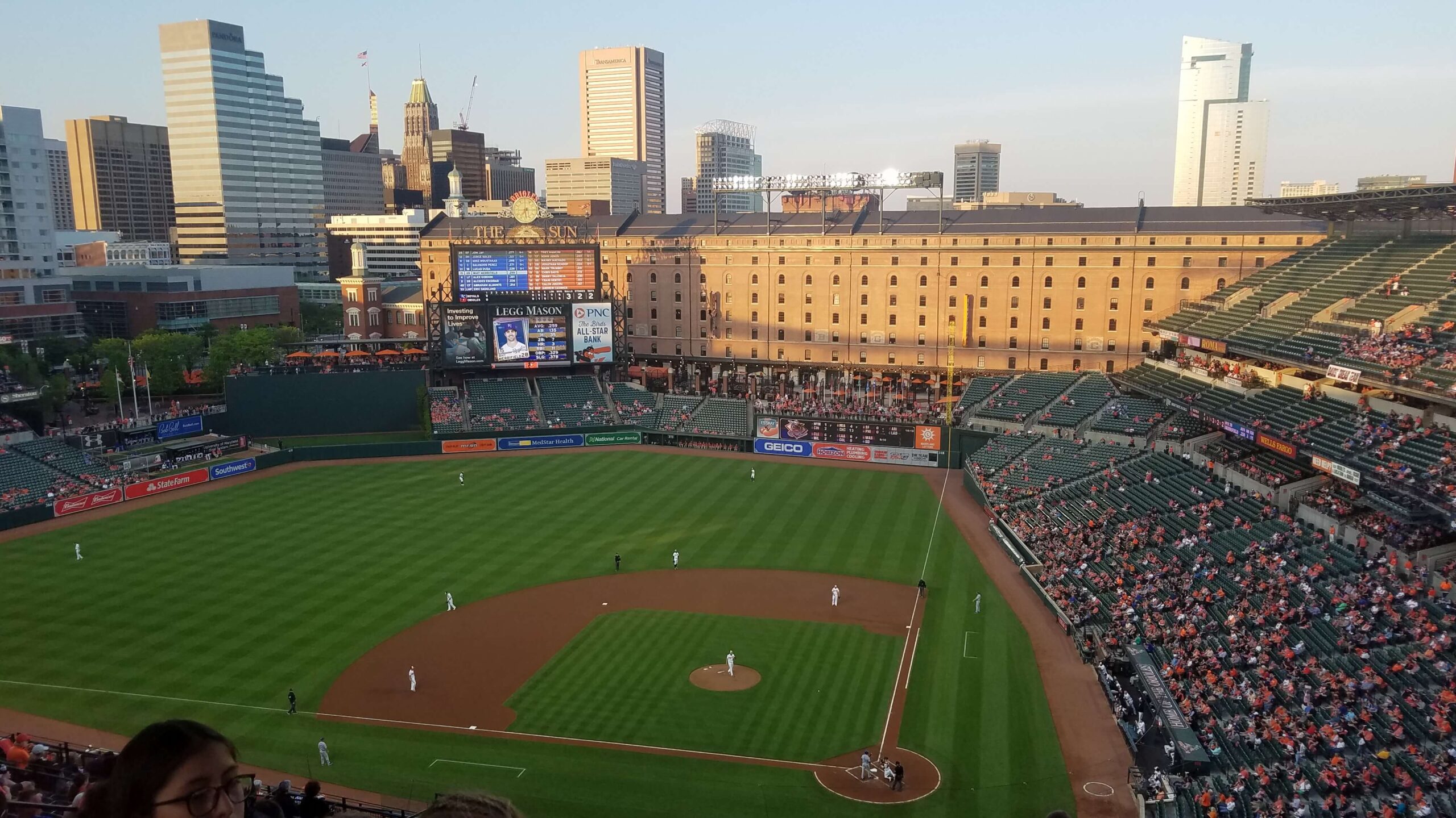 Camden Yards. One of the best things to do in Washington DC