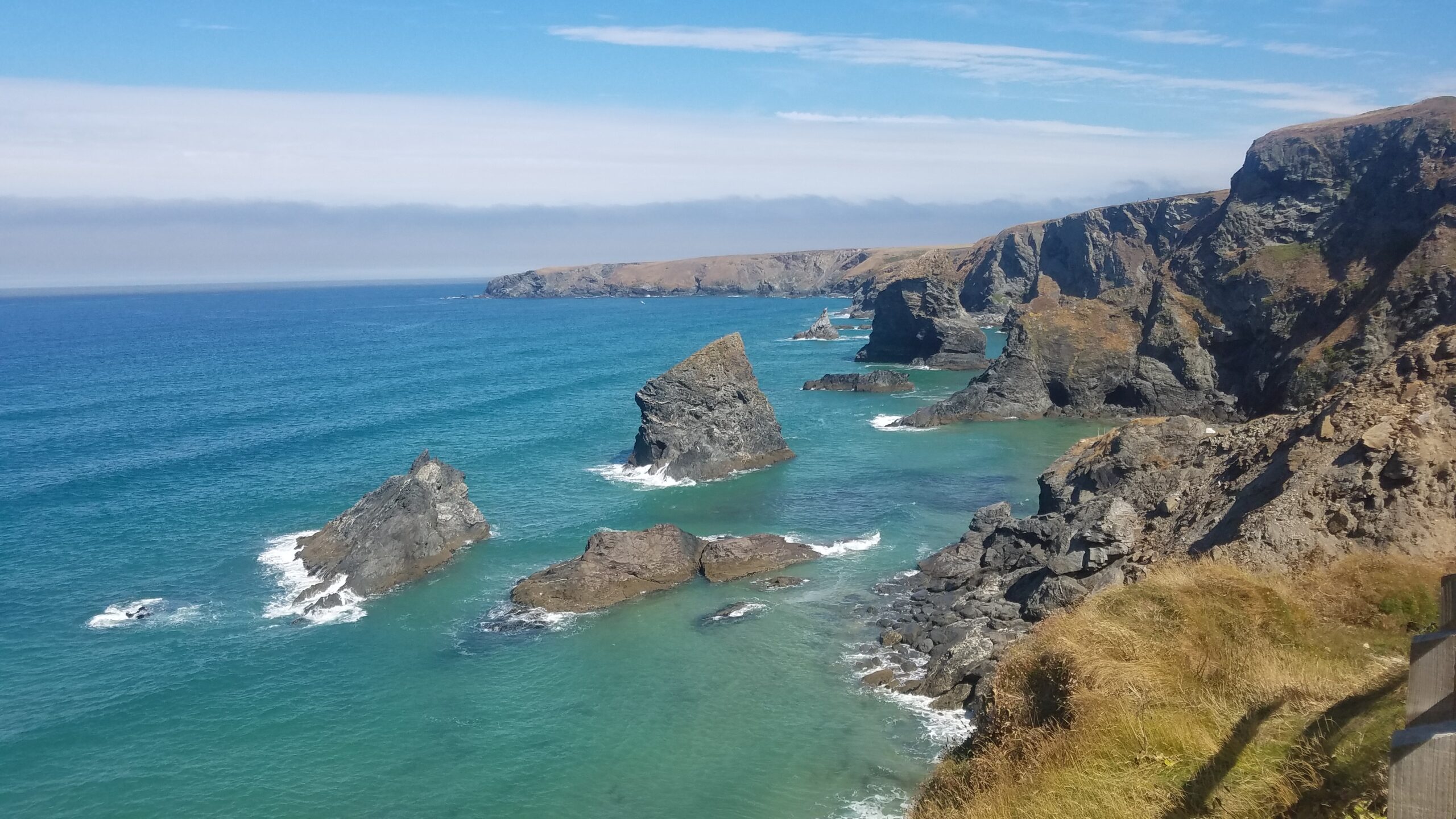 One of the best things to do in Cornwall: Bedruthan Steps.