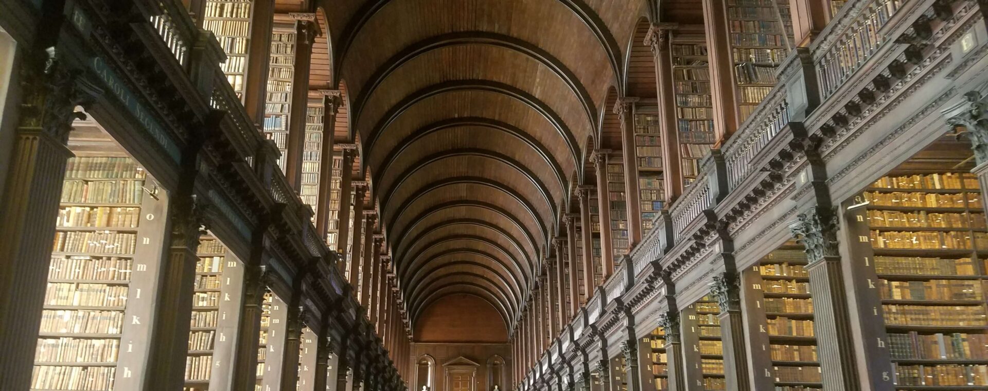 The Library in Trinity College is a must do when in Dublin for four days.