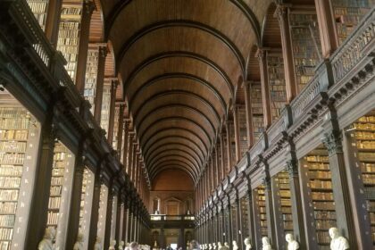 The Library in Trinity College is a must do when in Dublin for four days.