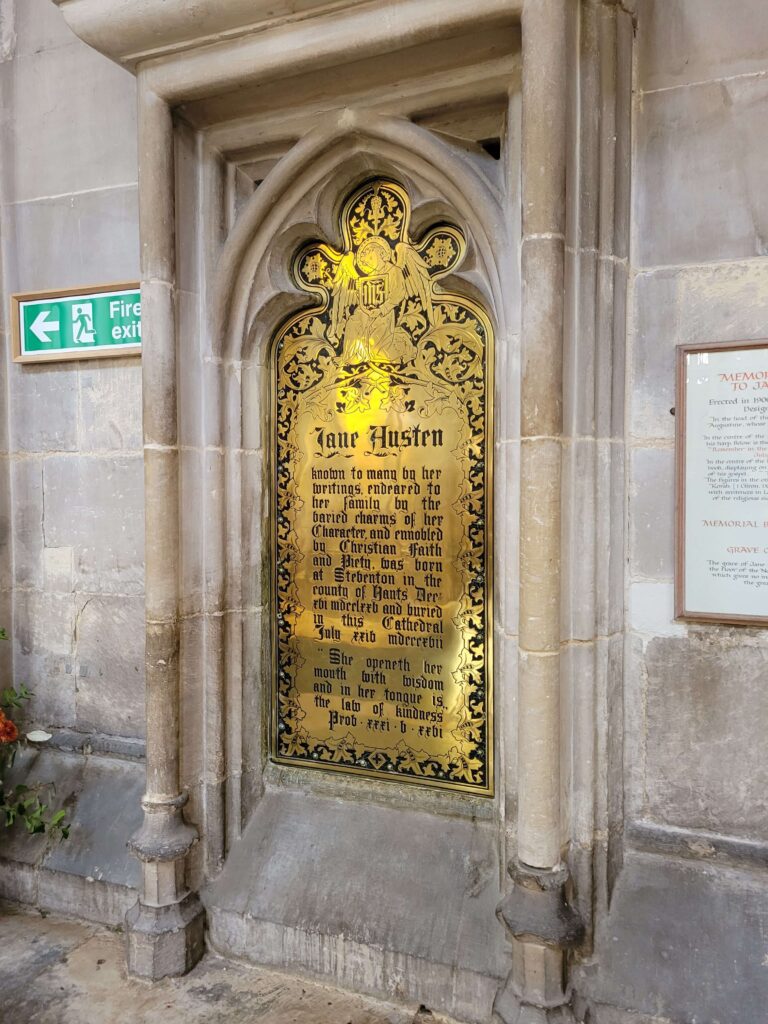 Jane Austen's gravesite is a must do in Winchester, England. 