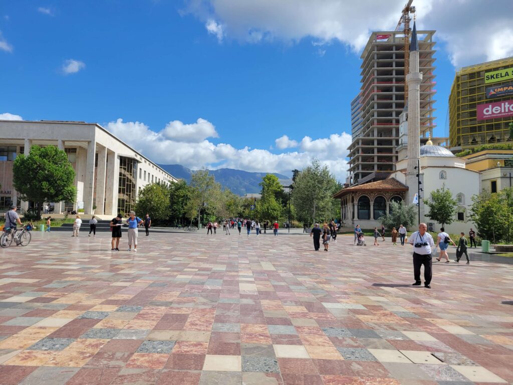 Visiting Skanderbeg Square is one of the best things to do in Tirana, Albania. 