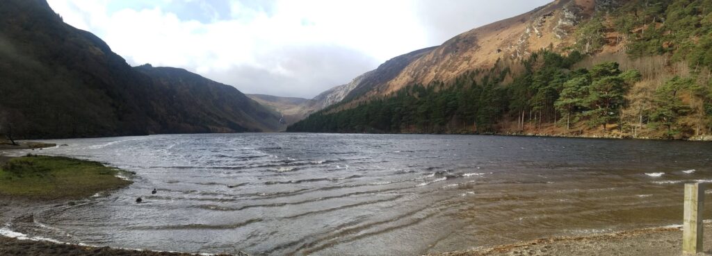 Glendalough Upper Lake is a great thing to do while in Dublin for four days.