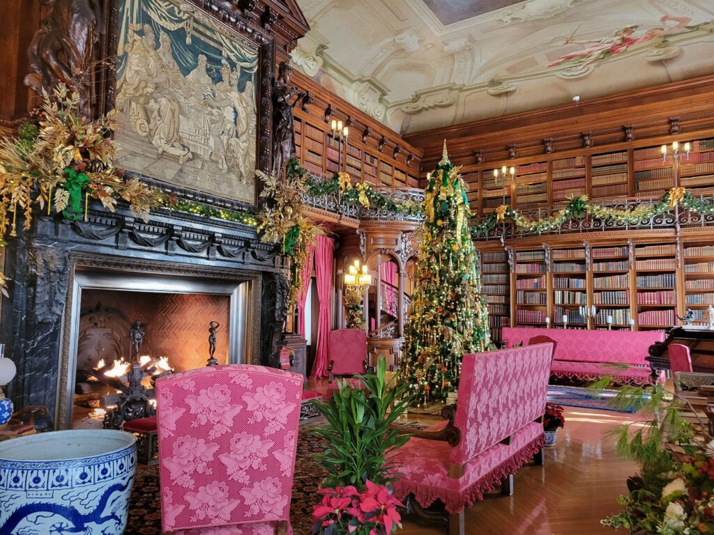 The library at the Biltmore Estate. A great thing to do in Asheville, NC.