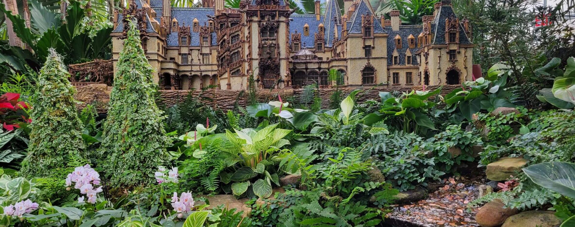 Model of the Biltmore Estate. One of the best things to do in Asheville, NC