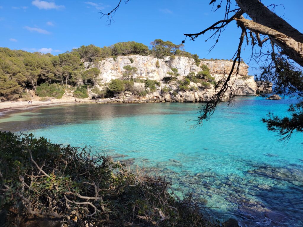 Visiting Menorca in April: Cala Macarella