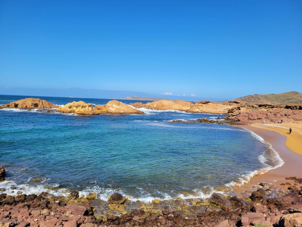 Visiting Menorca in April: Cala Pregonda