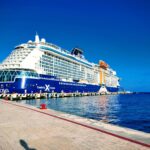 The gorgeous Celebrity Beyond Cruise Ship. Check out this cruise review and what to pack!