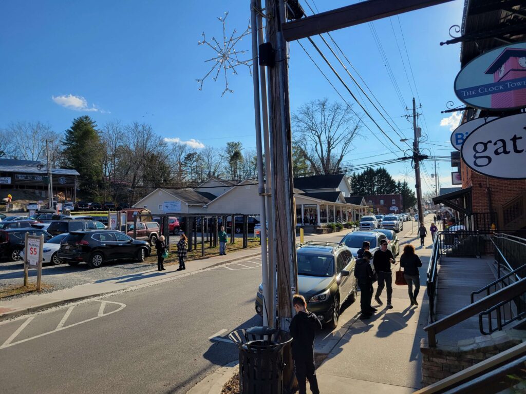 Downtown area of Blue Ridge, GA perfect for a day trip. 