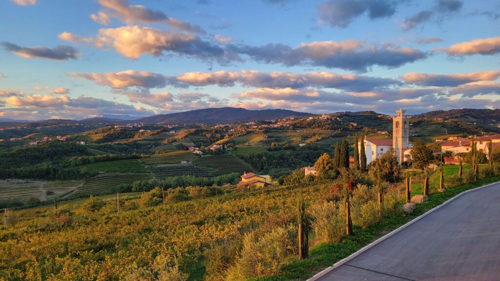 Just amazing views of the "Tuscany of Slovenia."