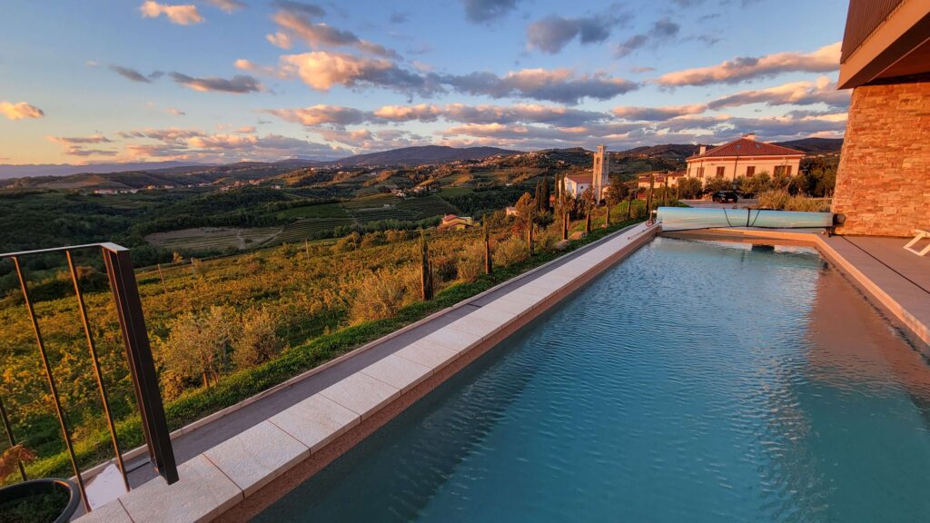 Amazing views from Villa Eva in Goriska Brda